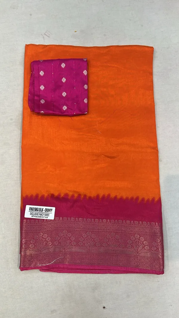 Orange_Silk_Traditional_Saree_For_Women