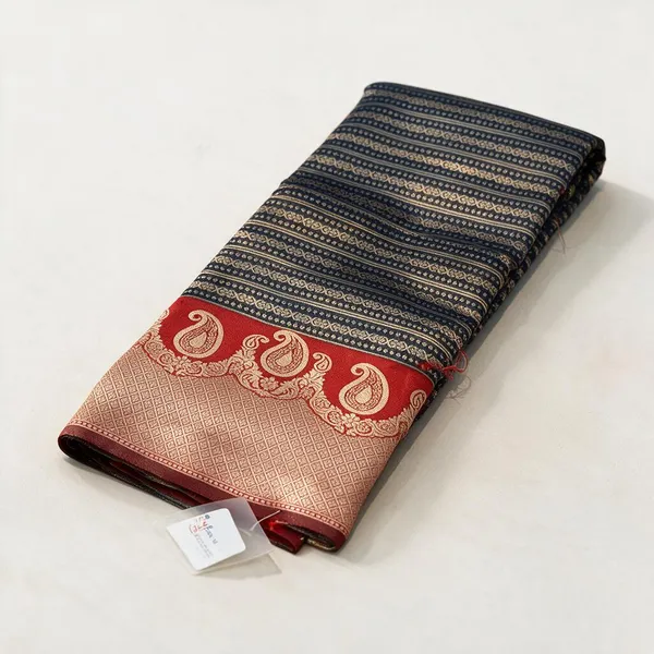 Navy_Ethnic_Silk_And_Polyster_Saree_For_Women