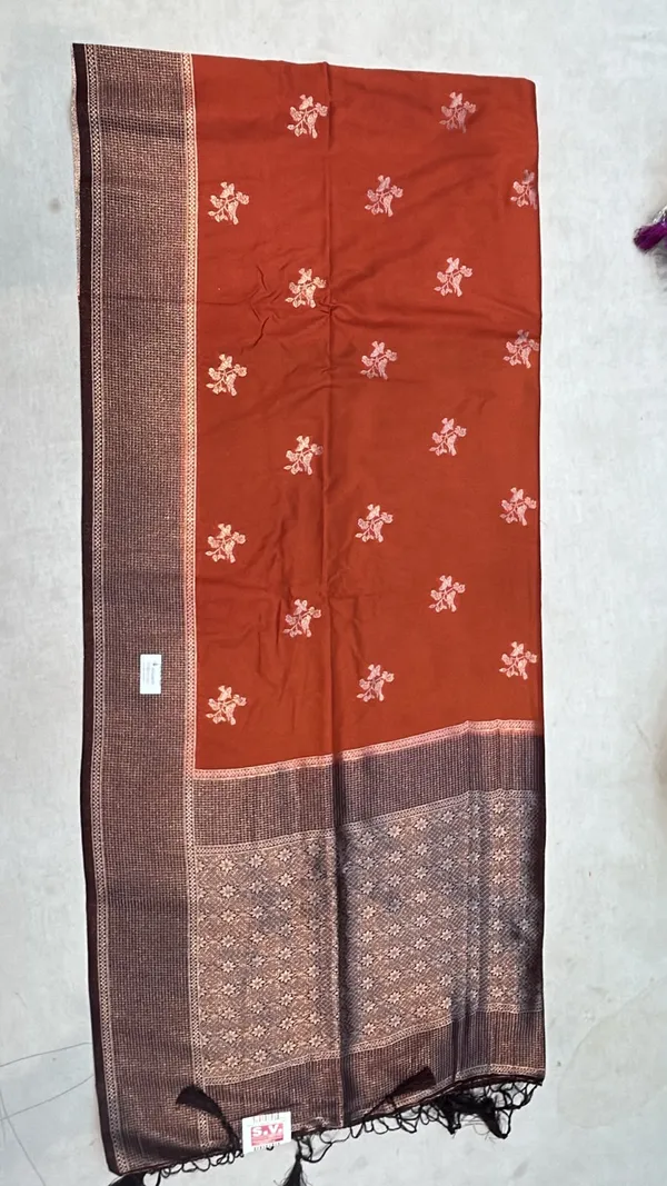 Rust_Woven_Traditional_Saree_for_Women