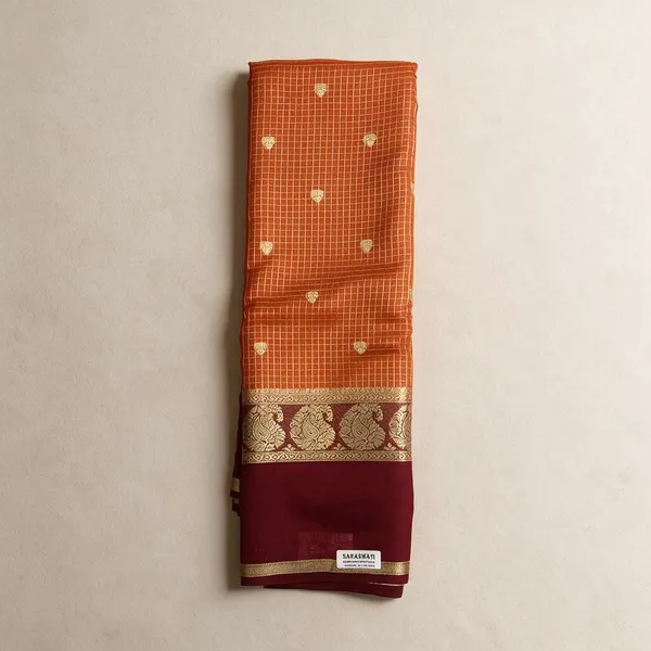 Maroon_Traditional_Silk_And_Polyster_Saree_For_Women