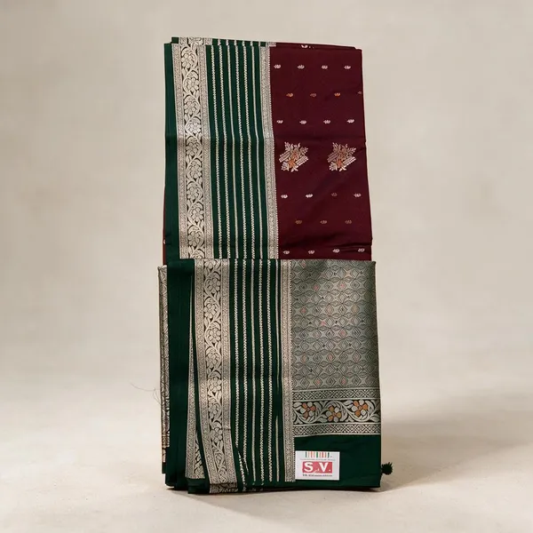 Maroon_Zari_Border_Silk_And_Polyster_Saree_For_Women