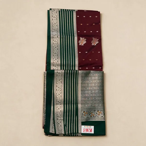 Maroon_Zari_Border_Silk_And_Polyster_Saree_For_Women