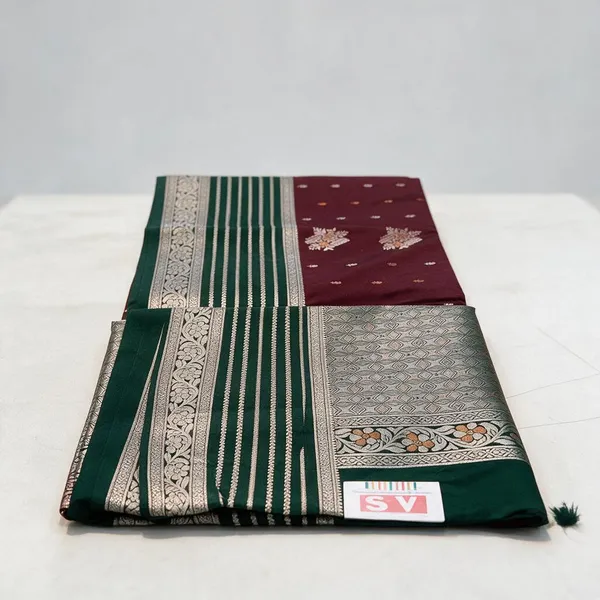 Maroon_Zari_Border_Silk_And_Polyster_Saree_For_Women