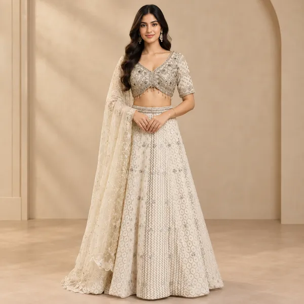 Ivory_Chanderi_Brocade_Embellished_Lehenga_Choli_Set_For_Women