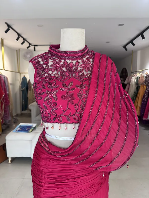 Pink_Chinon_Embroidered_Lehenga_Choli_Set_For_Women