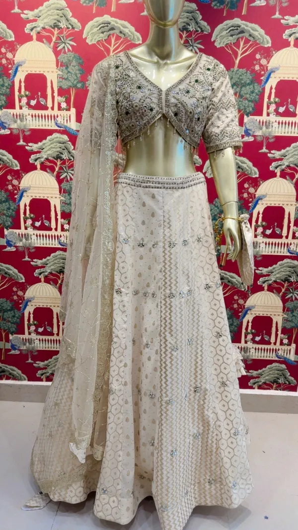 Ivory_Chanderi_Brocade_Embellished_Lehenga_Choli_Set_For_Women
