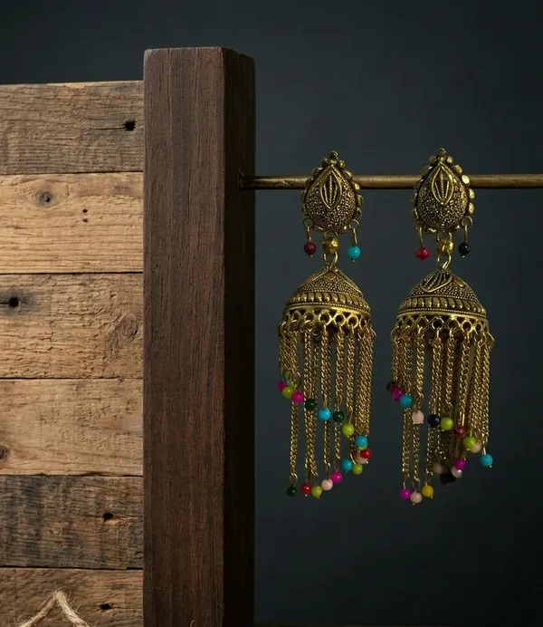 Gold-Tone_Beaded_Jhumka_Earrings_for_Women