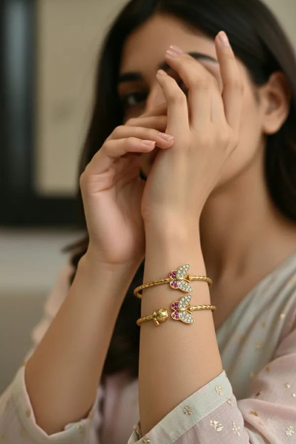 Gold_Tone_Butterfly_Studded_Bangles_for_Women