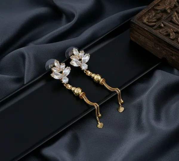 Gold-Tone_Stone-Studded_Drop_Earrings_for_Women