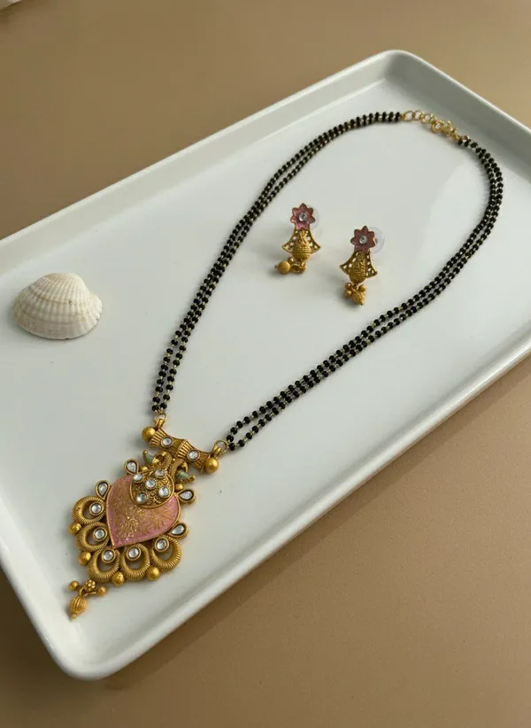 Gold_Tone_Beaded_Mangalsutra_Necklace_Set_for_Women