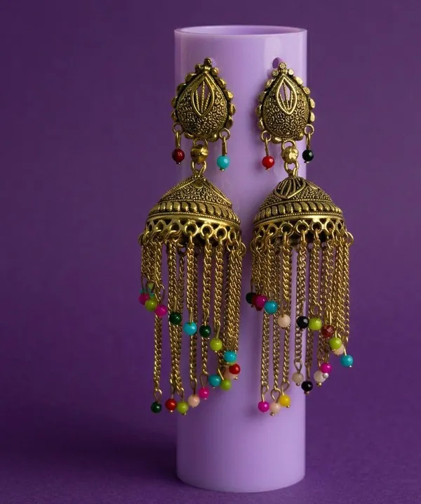 Gold-Tone_Beaded_Jhumka_Earrings_for_Women