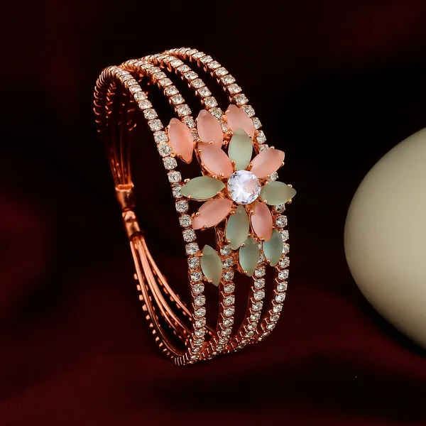Rose_Gold_Rhinestone_Floral_Bracelet_for_Women