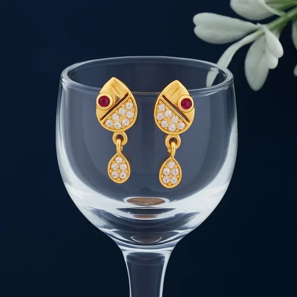 Gold-Tone_Stone-Studded_Drop_Earrings_for_Women