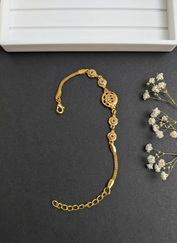 Gold_Plated_Ruby_Diamond_Bracelet_for_Women