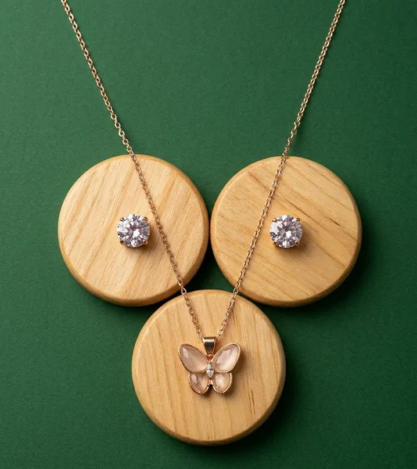 Rose_Gold_Butterfly_Necklace_And_Earrings_Set_for_Women