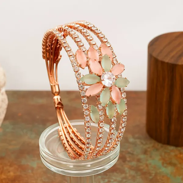 Rose_Gold_Rhinestone_Floral_Bracelet_for_Women