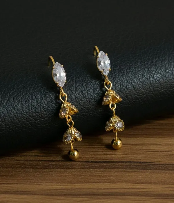 Gold_Tone_Stone_Studded_Drop_Earrings_for_Women