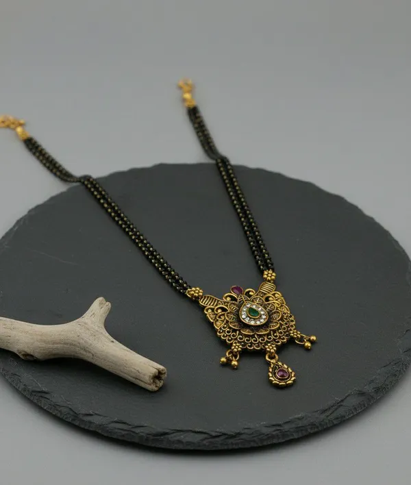 Black_Beaded_Antique_Gold_Mangalsutra_Necklace_for_Women
