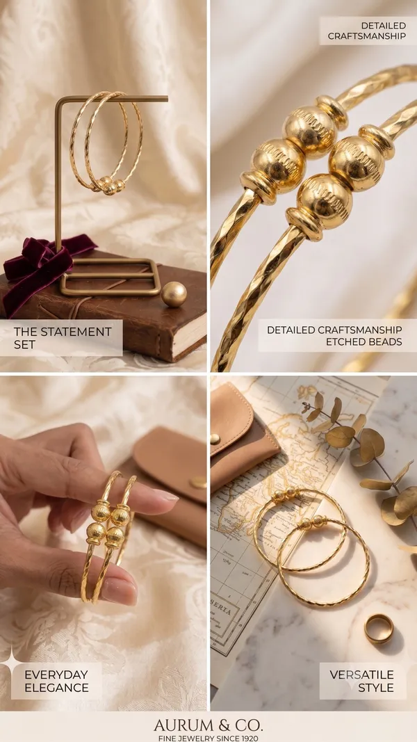 Gold-Plated_Textured_Twist_Bangles_for_Women