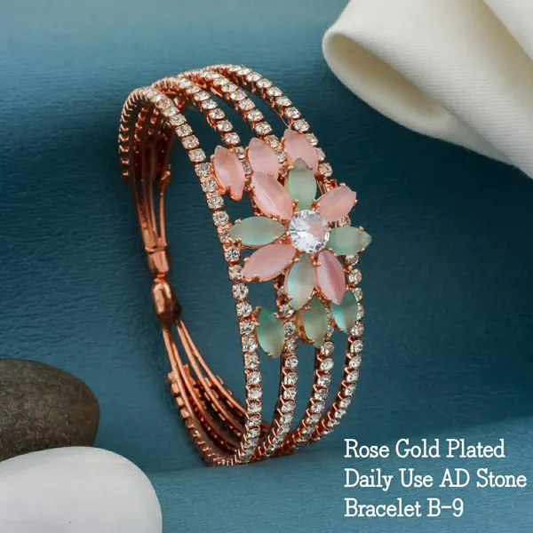 Rose_Gold_Rhinestone_Floral_Bracelet_for_Women