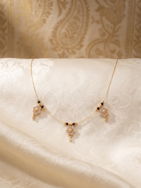 Gold_Tone_Beaded_Floral_Pendant_Necklace_for_Women