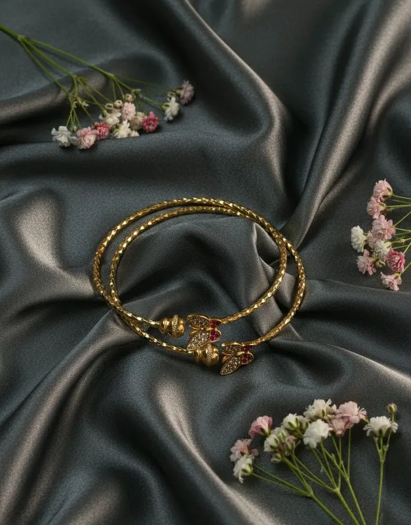 Gold_Tone_Butterfly_Studded_Bangles_for_Women