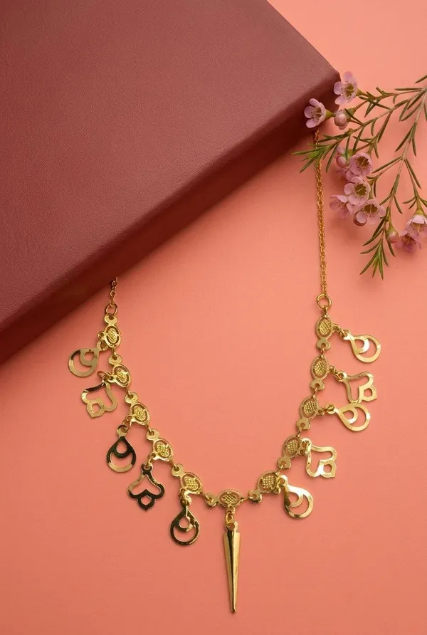 Gold_Tone_Charm_Collar_Necklace_for_Women