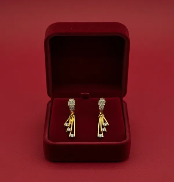 Gold_Tone_Stone_Embellished_Drop_Earrings_for_Women