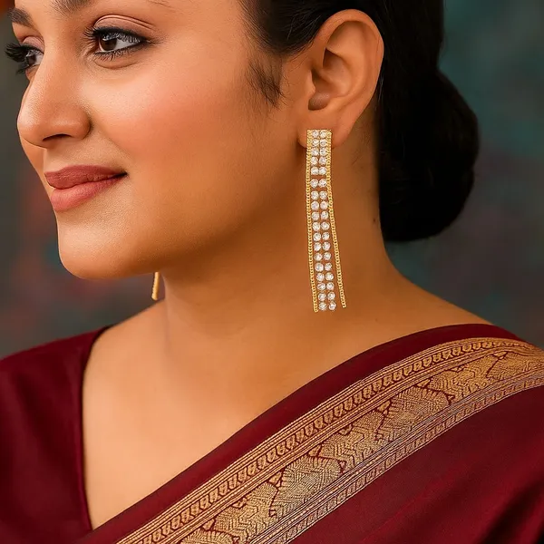 Gold_Tone_Crystal_Studded_Long_Earrings_for_Women