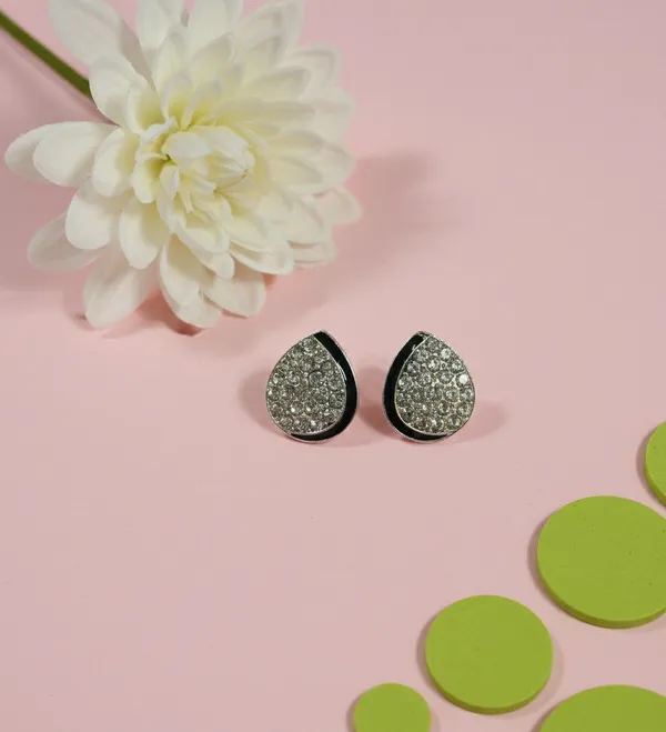Silver-Tone_Teardrop_Crystal_Stud_Earrings_for_Women