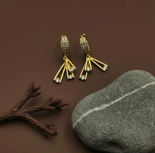 Gold_Tone_Stone_Embellished_Drop_Earrings_for_Women