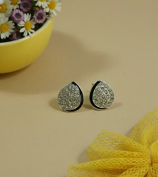 Silver-Tone_Teardrop_Crystal_Stud_Earrings_for_Women