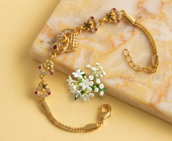 Gold_Tone_Traditional_Embellished_Bracelet_for_Women
