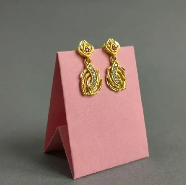Gold_Tone_Stone_Studded_Drop_Earrings_For_Women