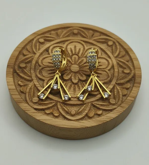 Gold_Tone_Stone_Embellished_Drop_Earrings_for_Women