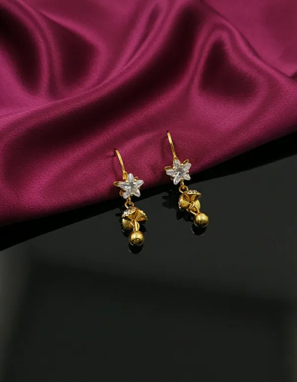 Gold_Tone_Star_Drop_Earrings_for_Women