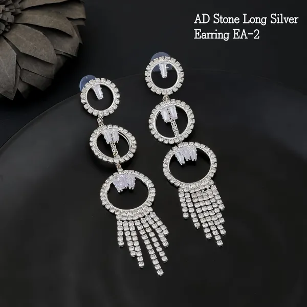 Silver-Tone_Circular_Tassel_Drop_Earrings_for_Women