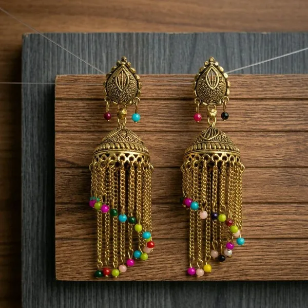 Gold-Tone_Beaded_Jhumka_Earrings_for_Women