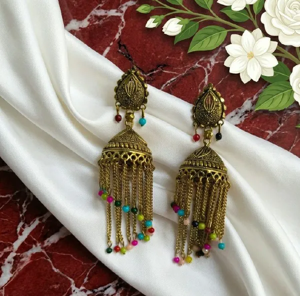 Gold-Tone_Beaded_Jhumka_Earrings_for_Women