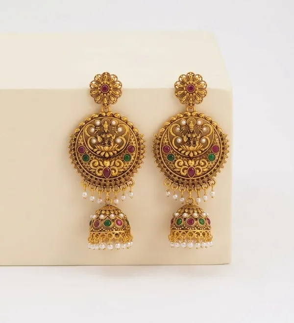 Gold_Tone_Traditional_Temple_Jhumka_Earrings_for_Women