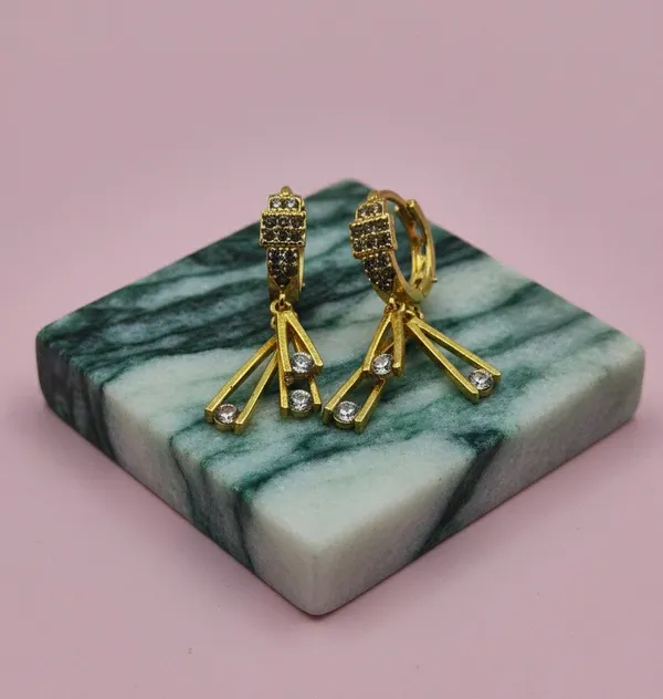 Gold_Tone_Stone_Embellished_Drop_Earrings_for_Women