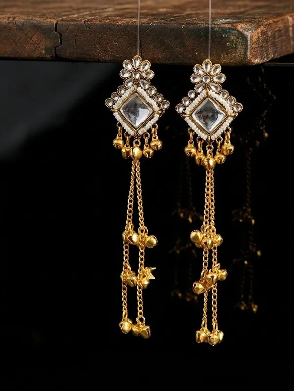 Gold_Tone_Mirror_Work_Long_Dangle_Earrings_for_Women