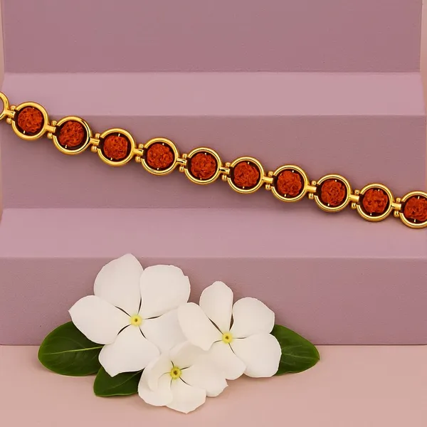 Rudraksha_Bead_Gold_Tone_Link_Bracelet