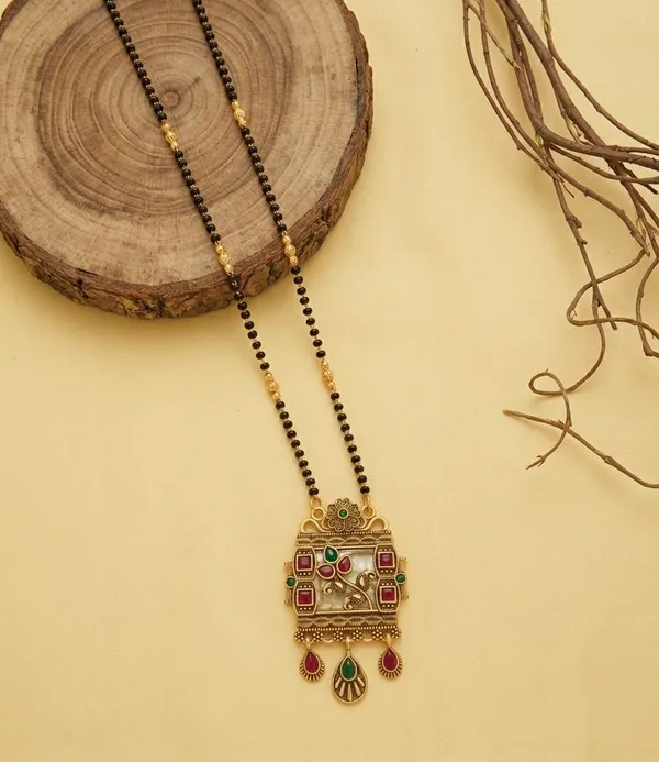 Gold_Tone_Black_Beaded_Pendant_Mangalsutra_Necklace