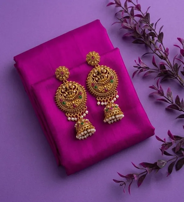 Gold_Tone_Traditional_Temple_Jhumka_Earrings_for_Women