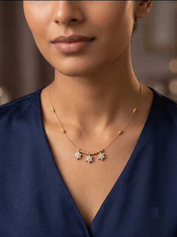 Gold_Tone_Floral_Pendant_Mangalsutra_Necklace_for_Women