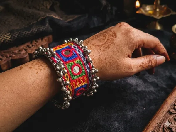 Multicolor_Embroidered_Bell_Bangle_For_Women