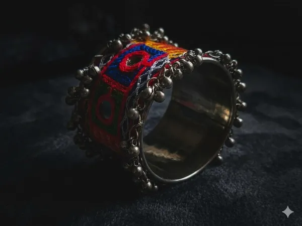 Multicolor_Embroidered_Bell_Bangle_For_Women