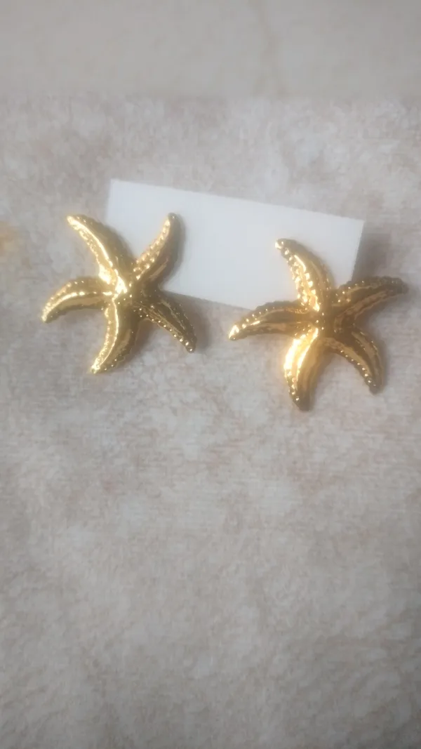 Gold_Stainless_Steel_Starfish_Stud_Earrings_For_Women