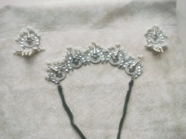 Silver_Oxidised_Stainless_Steel_Necklace_and_Earring_Set_For_Women